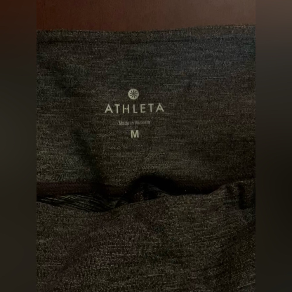 Athleta Charcoal Leggings - Picture 2 of 5
